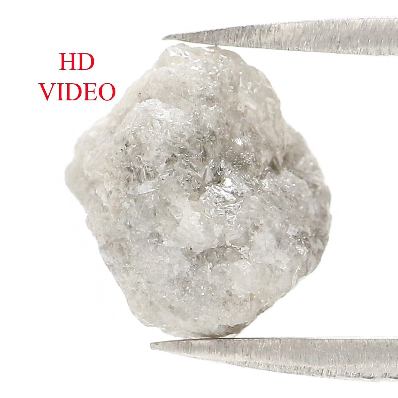 3.54 CT Natural Loose Rough Shape Diamond Grey Color Rough Cut Diamond 9.80 MM Natural Loose Diamond Grey Rough Irregular Cut Diamond NQ2409
