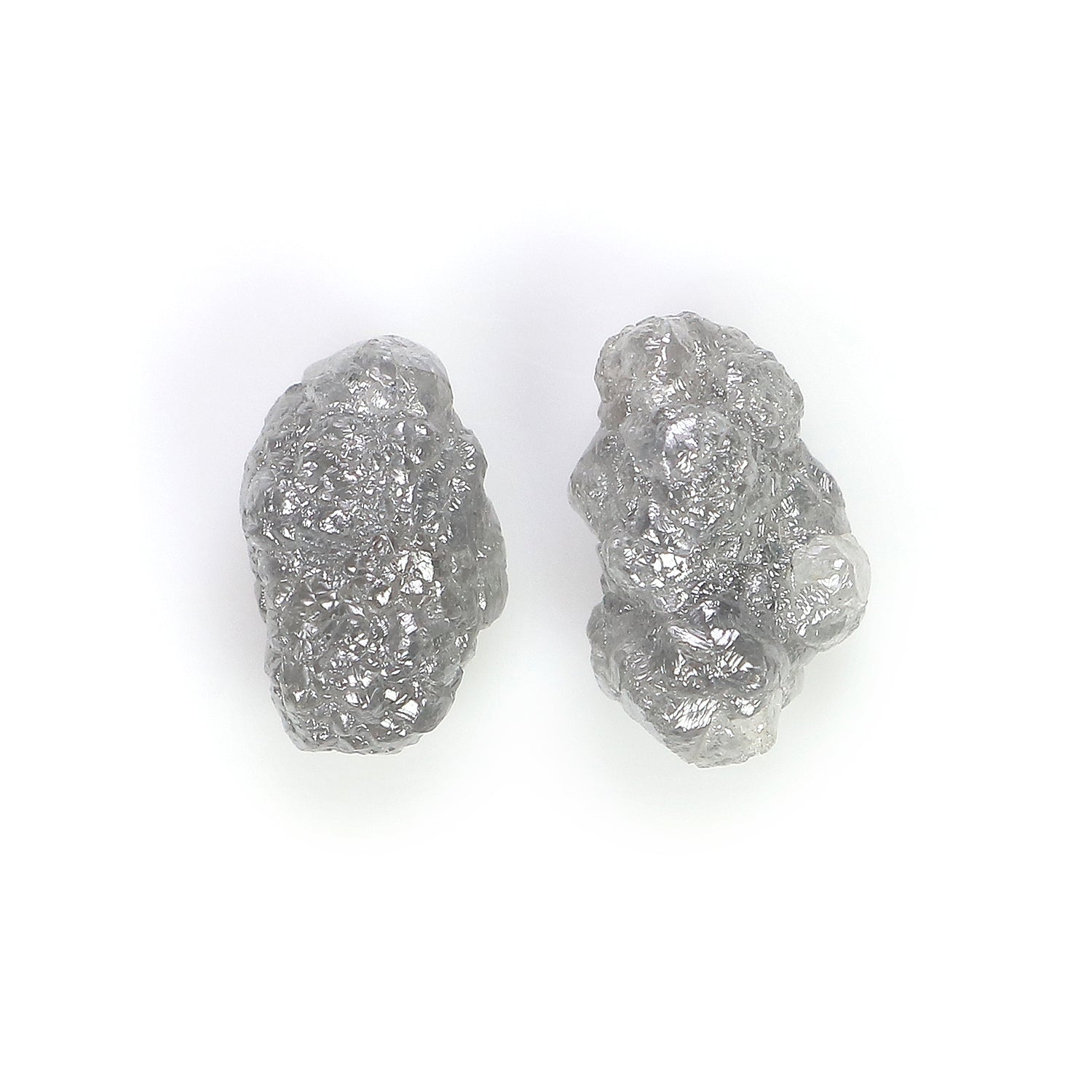 3.12 CT Natural Loose Rough Shape Diamond Grey Color Rough Uncut Diamond 8.80 MM Natural Grey Diamond Rough Irregular Cut Diamond LQ3380