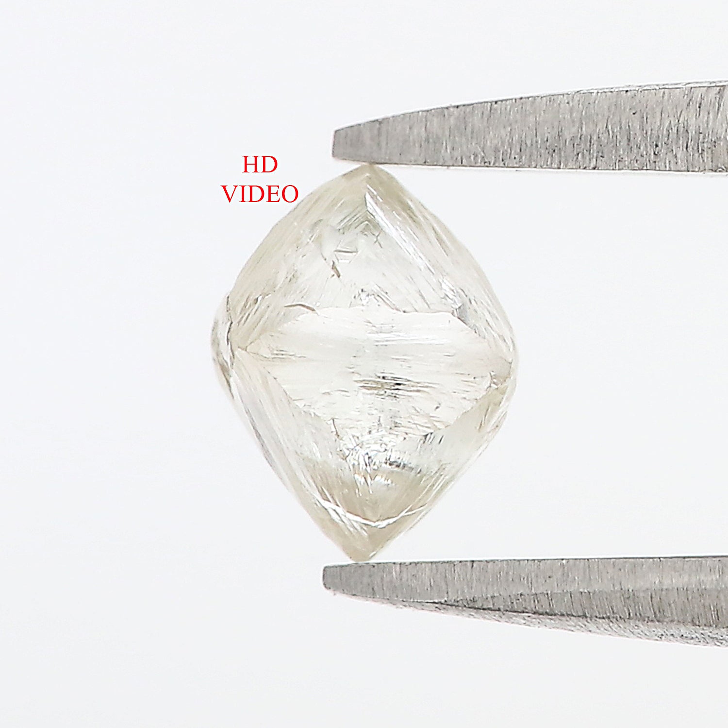 1.33 CT Natural Loose Rough Shape Diamond White-J Color Irregular Cut Diamond 5.25 MM Natural Diamond J Color Rough UnCut Diamond L3488