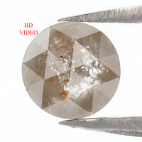 Natural Loose Rose Cut Diamond Grey Color 0.85 CT 5.70 MM Round Rose Cut Shape Diamond KR1901
