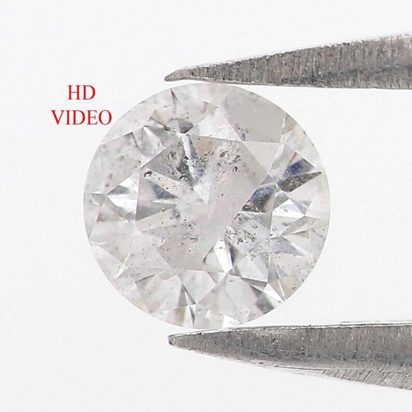 0.26 CT Natural Loose Round Cut Diamond Grey Color Round Diamond 4.10 MM Natural Diamond White Color Round Brilliant Cut Diamond NQ7712