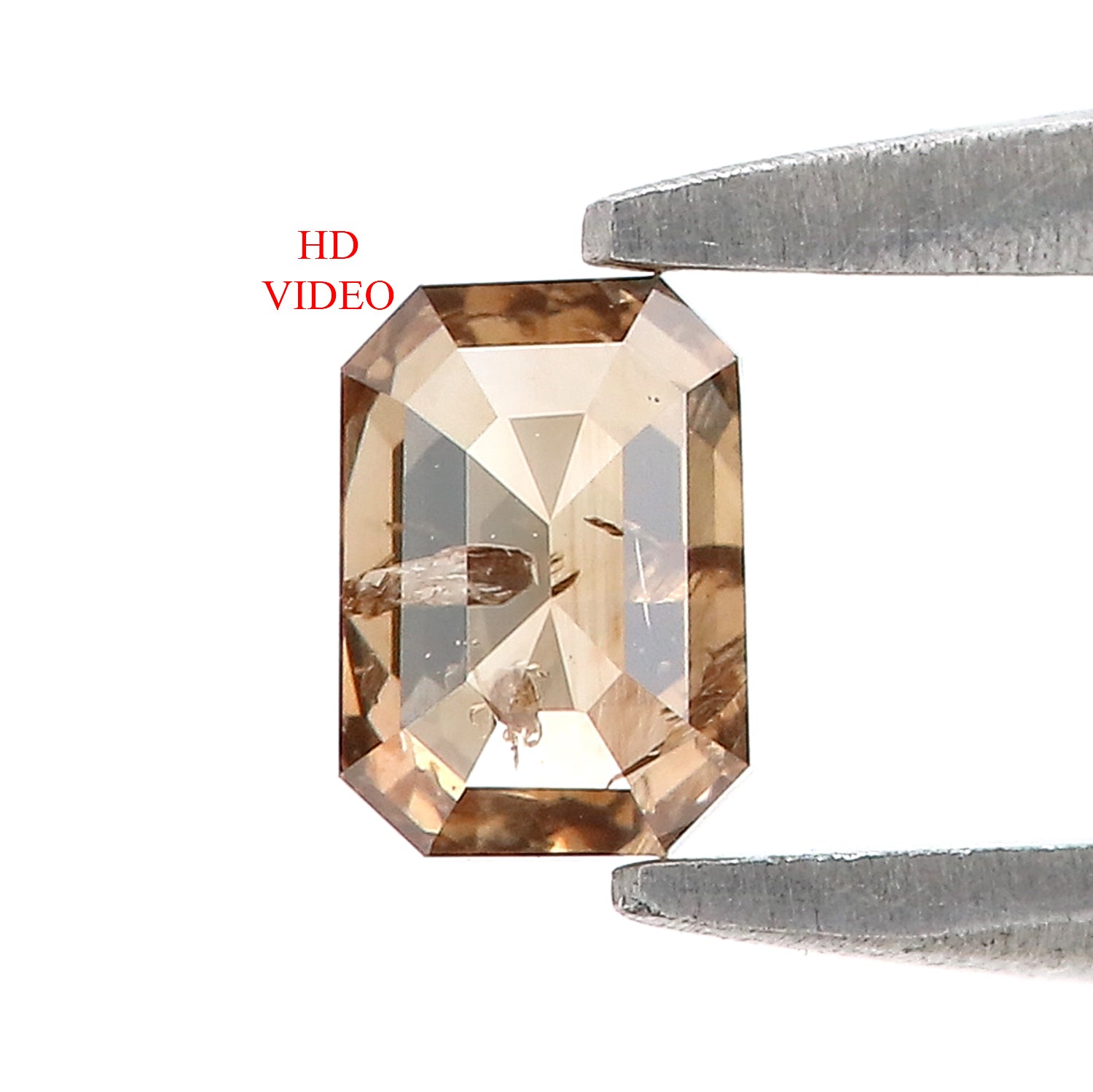 0.33 Ct Natural Loose Emerald Shape Diamond Brown Color Emerald Cut Diamond 4.50 MM Natural Loose Brown Color Emerald Rose Cut Diamond LQ494