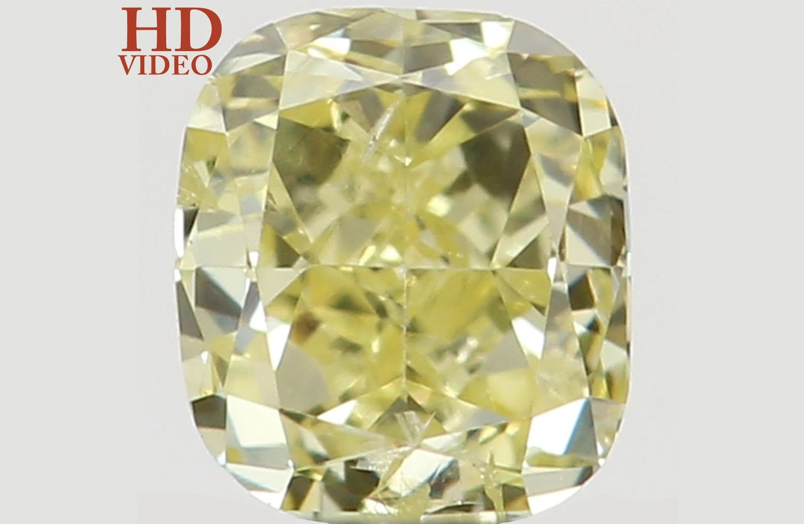 0.16 Ct Natural Loose Diamond Cushion Yellow Color SI1 Clarity 3.20 MM N8178