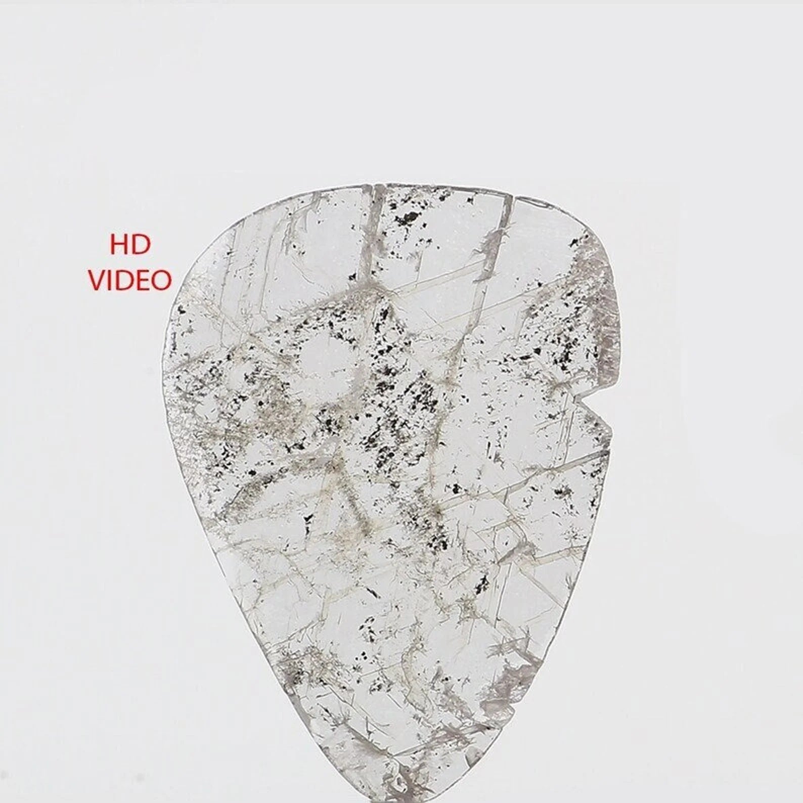 0.71 CT Natural Loose Slice Shape Diamond Grey Color Slice Cut Diamond 9.50 MM Natural Loose Diamond Irregular Slice Cut Diamond NQ1280