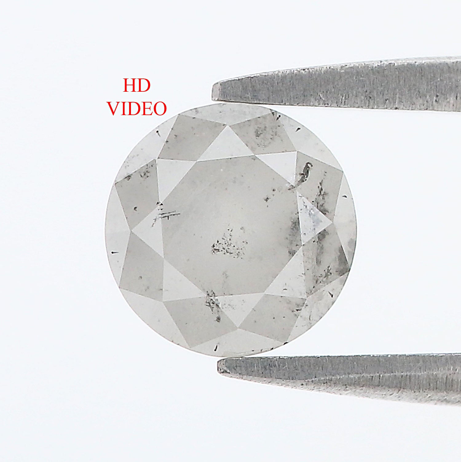 1.35 Ct Natural Loose Round Shape Diamond Milky White Color Round Cut Diamond 6.80 MM Natural White Color Round Brilliant Cut Diamond LQ7869