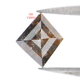 0.66 CT Natural Loose Kite Shape Diamond Brown Color Kite Shape Diamond 6.60 MM Natural Loose Diamond Brown Kite Rose Cut Diamond LQ4362