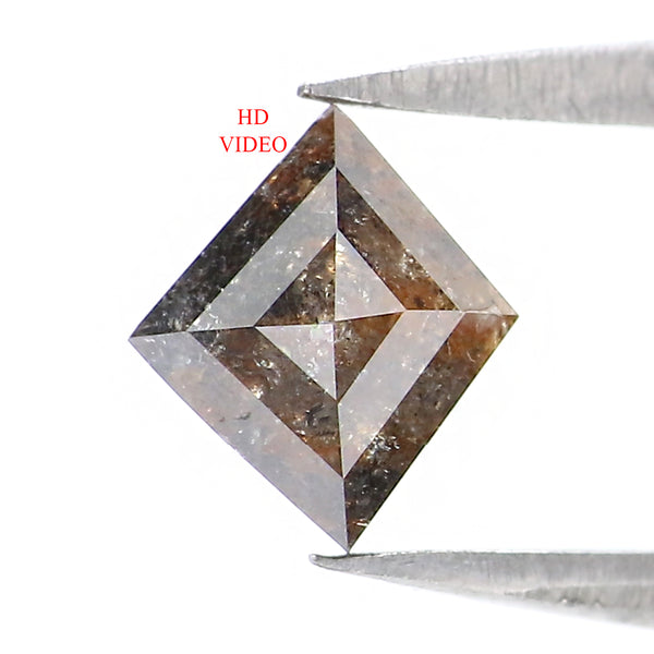 Natural Loose Kite Diamond, Brown Color Diamond, Natural Loose Diamond, Kite Rose Cut Diamond, Kite Cut, 0.66 CT Kite Shape Diamond L4362