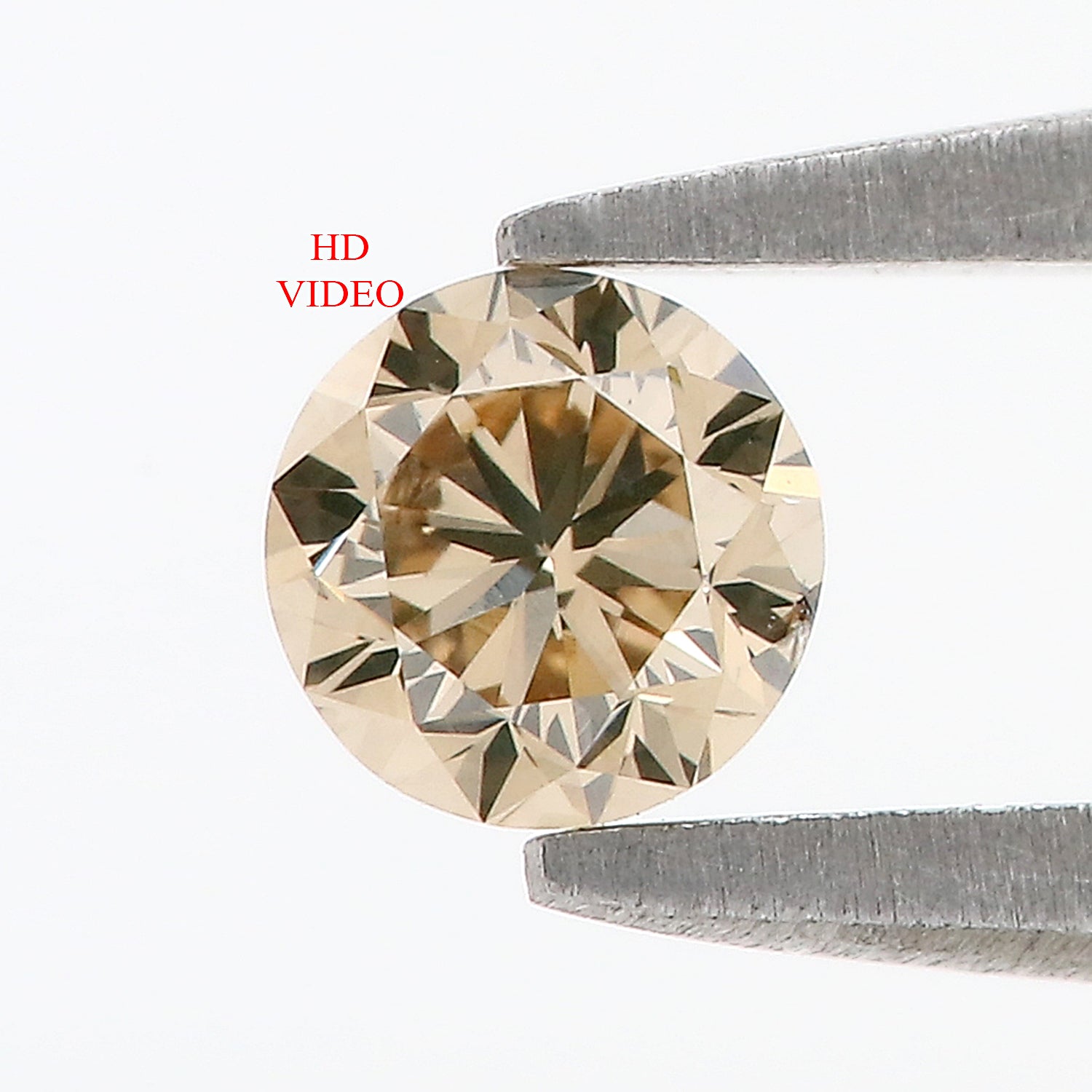 0.33 CT Natural Loose Round Shape Diamond Brown Color Round Cut Diamond 4.30 MM Natural Brown Diamond Round Brilliant Cut Diamond L3454