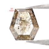 Natural Loose Coffin Brown Color Diamond 0.60 CT 6.40 MM Coffin Shape Rose Cut Diamond L7438