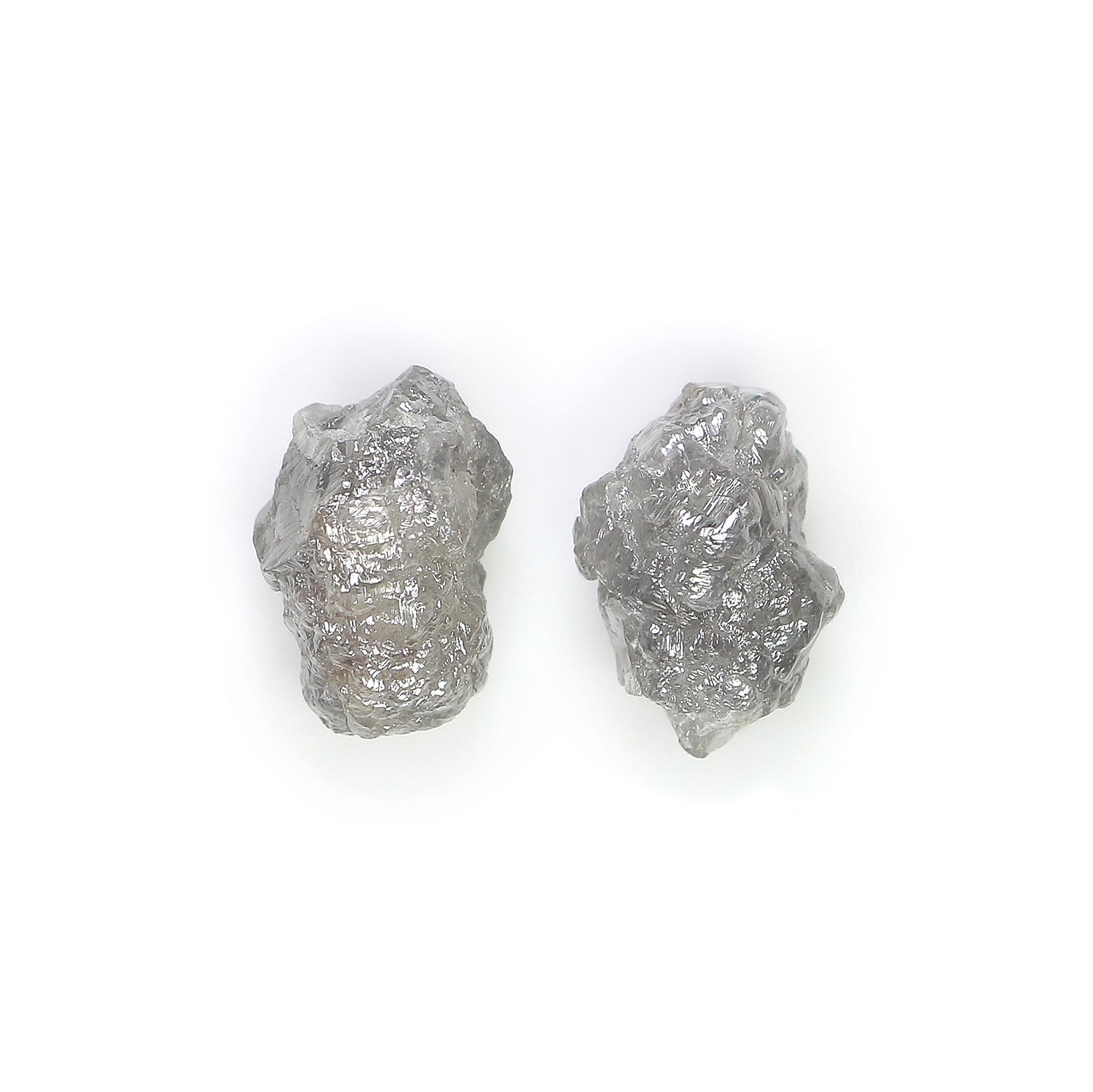 4.27 CT Natural Loose Rough Shape Diamond Grey Color Rough Uncut Diamond 9.30 MM Natural Grey Diamond Rough Irregular Cut Diamond LQ3385