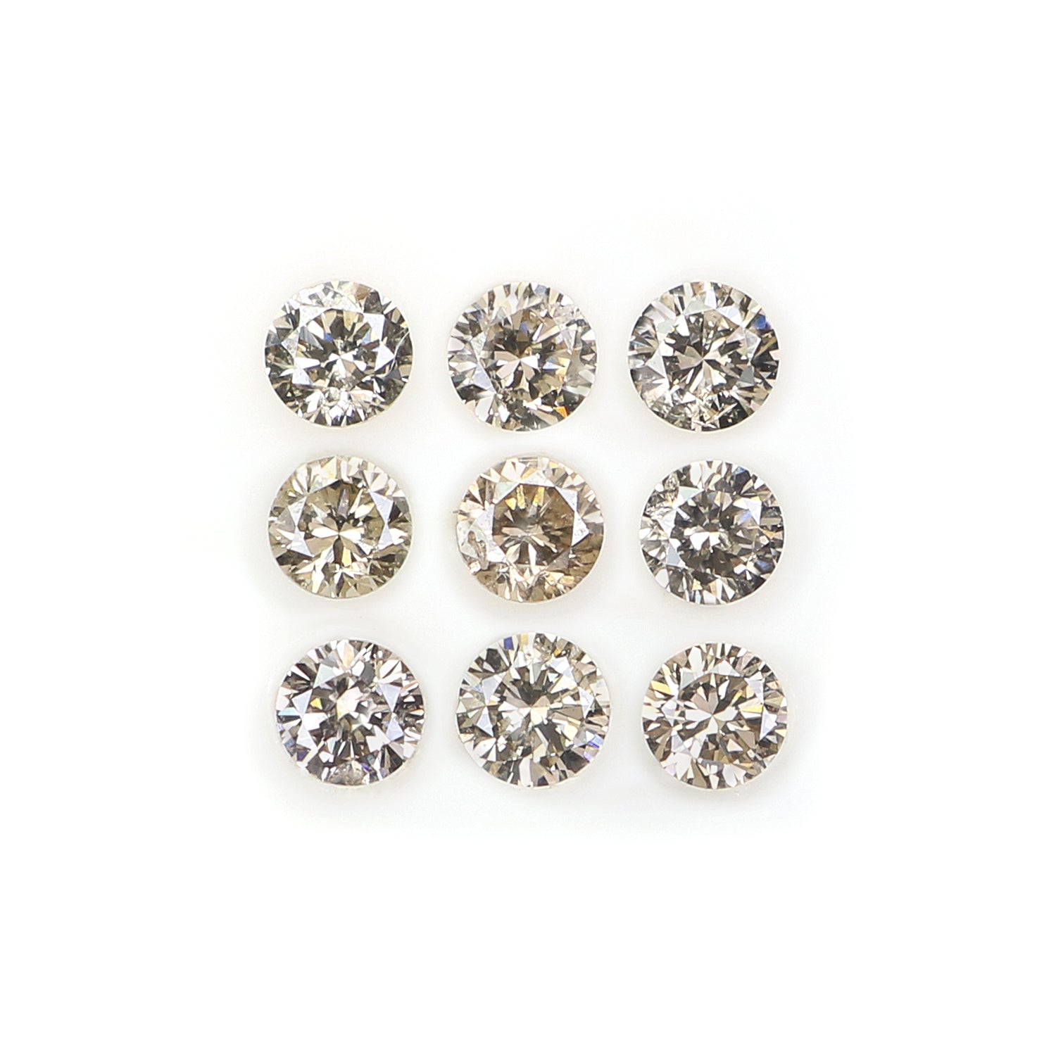 0.46 Ct Natural Loose Round Shape Diamond Brown Color Round Cut Diamond 2.30 MM Natural Loose Brown Color Round Brilliant Cut Diamond LQ6559