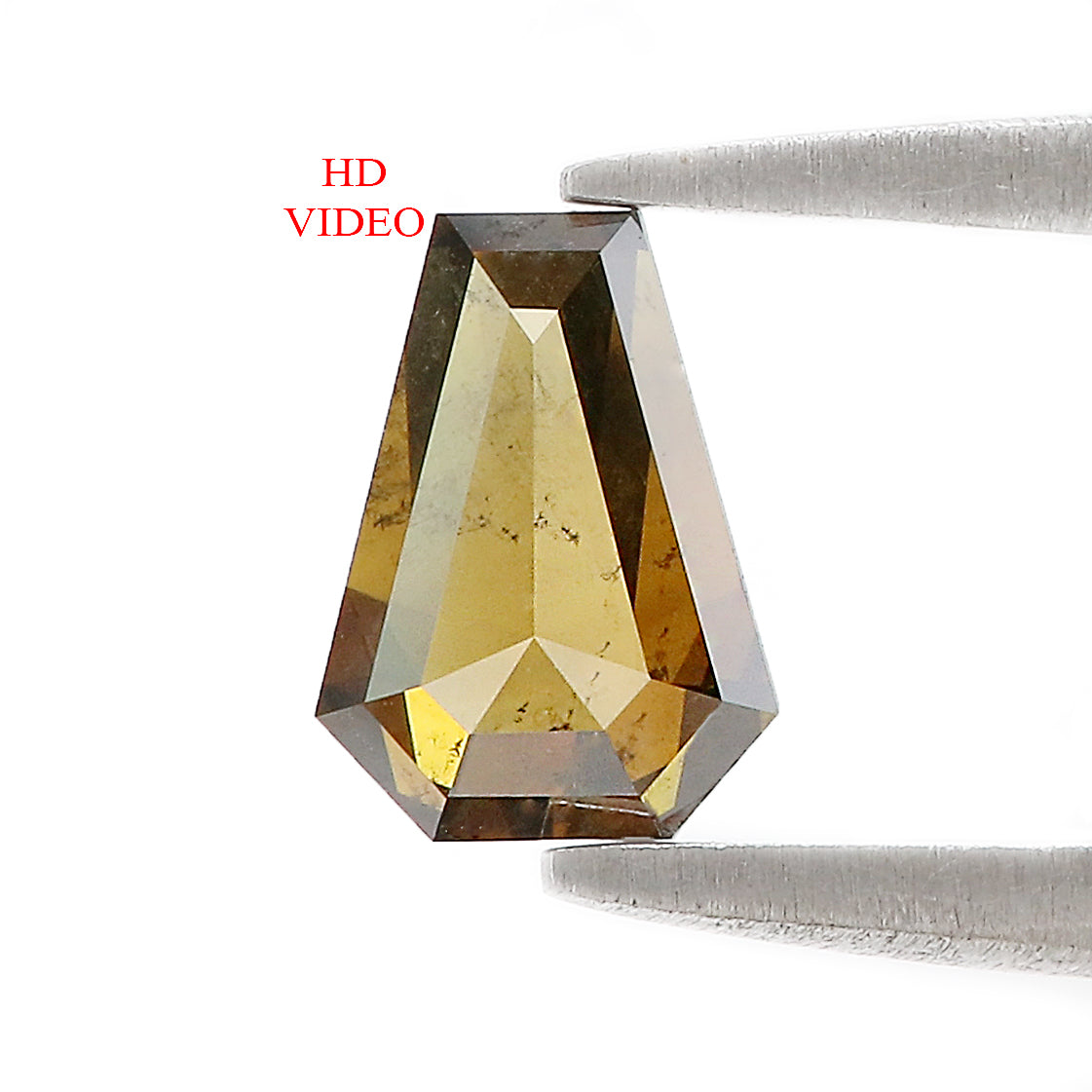 0.79 CT Natural Loose Coffin Cut Diamond Brown Color Coffin Shape Diamond 6.70 MM Natural Loose Brown Diamond Coffin Rose Cut Diamond LQ374