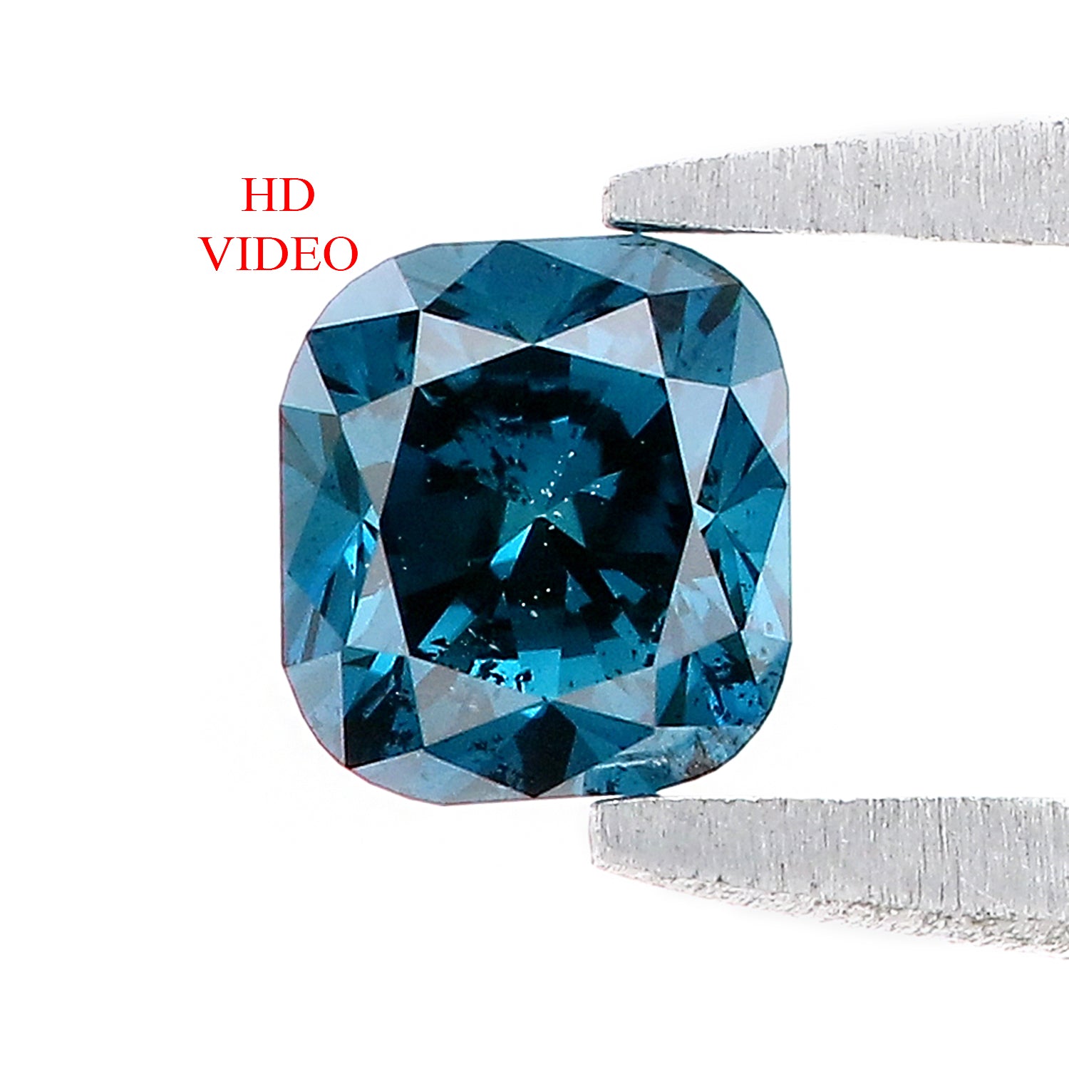 0.41 CT Natural Loose Cushion Shape Diamond Blue Color Cushion Diamond 4.30 MM Natural Loose Blue Color Cushion Brilliant Cut Diamond LQ860