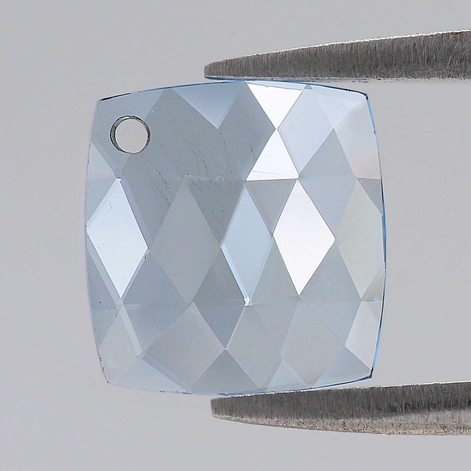1.16 CT Lab Grown Square Cut Diamond Blue Color Diamond VS1 Clarity Diamond Lab Grown Diamond CVD Diamond Lab Created Rose Cut Diamond L3473