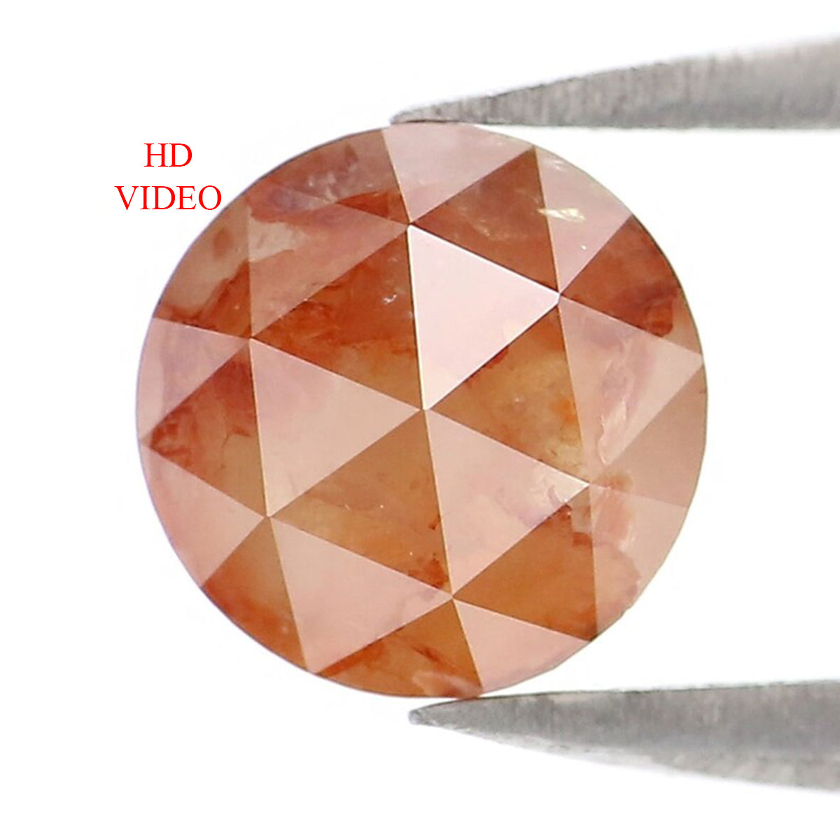 1.15 CT Natural Loose Round Rose Cut Diamond Brown Color Round Shape Diamond 6.15 MM Natural Loose Brown Color Round Rose Cut Diamond LQ8862
