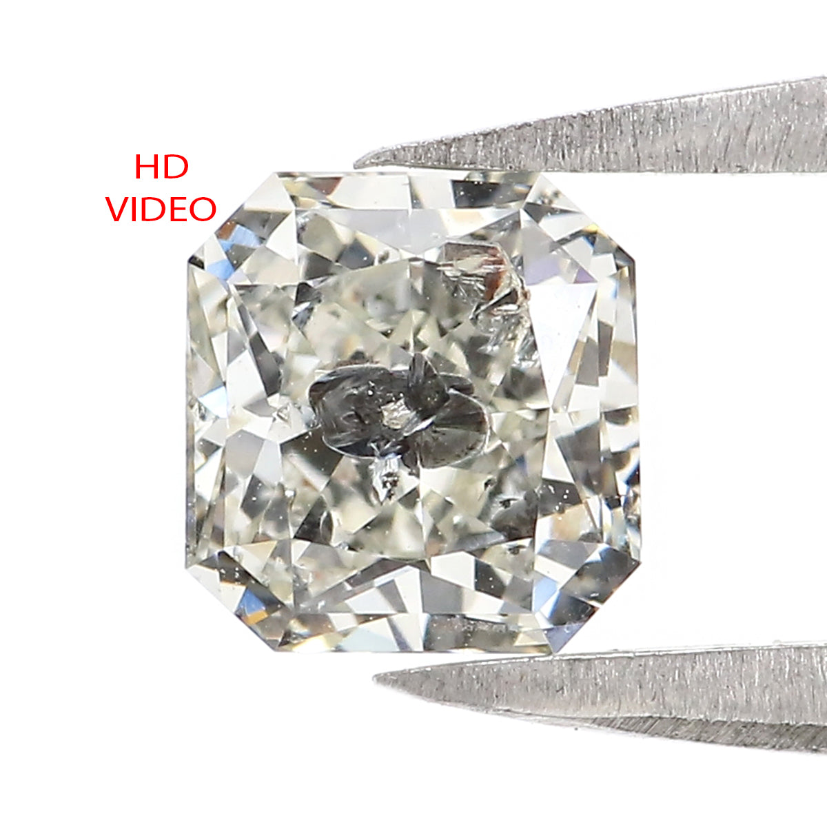 Natural Radiant White -G Diamond 1.03 CT Loose Brilliant Cut White -G Color Stone 5.60 MM Radiant Diamond For Custom Engagement Ring L3636