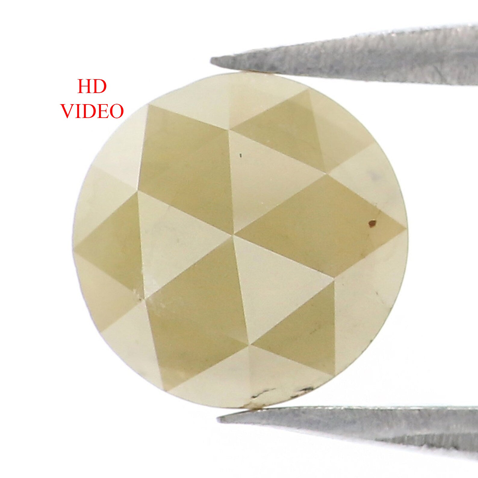 1.01 CT Natural Loose Round Rose Cut Diamond Green Color Round Shape Diamond 6.50 MM Natural Loose Green Color Round Rose Cut Diamond KQ645