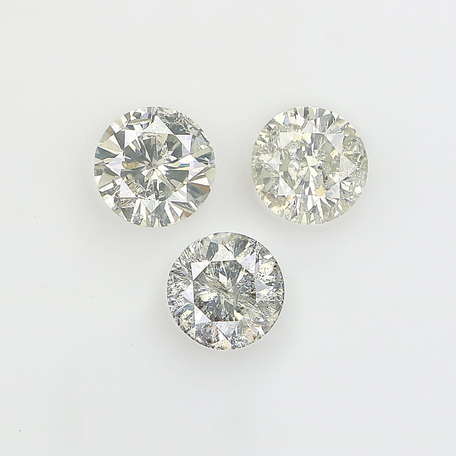 0.55 Ct Natural Loose Round Shape Diamond White - I Color Round Cut Diamond 3.70 MM Natural White Color Round Brilliant Cut Diamond LQ2009