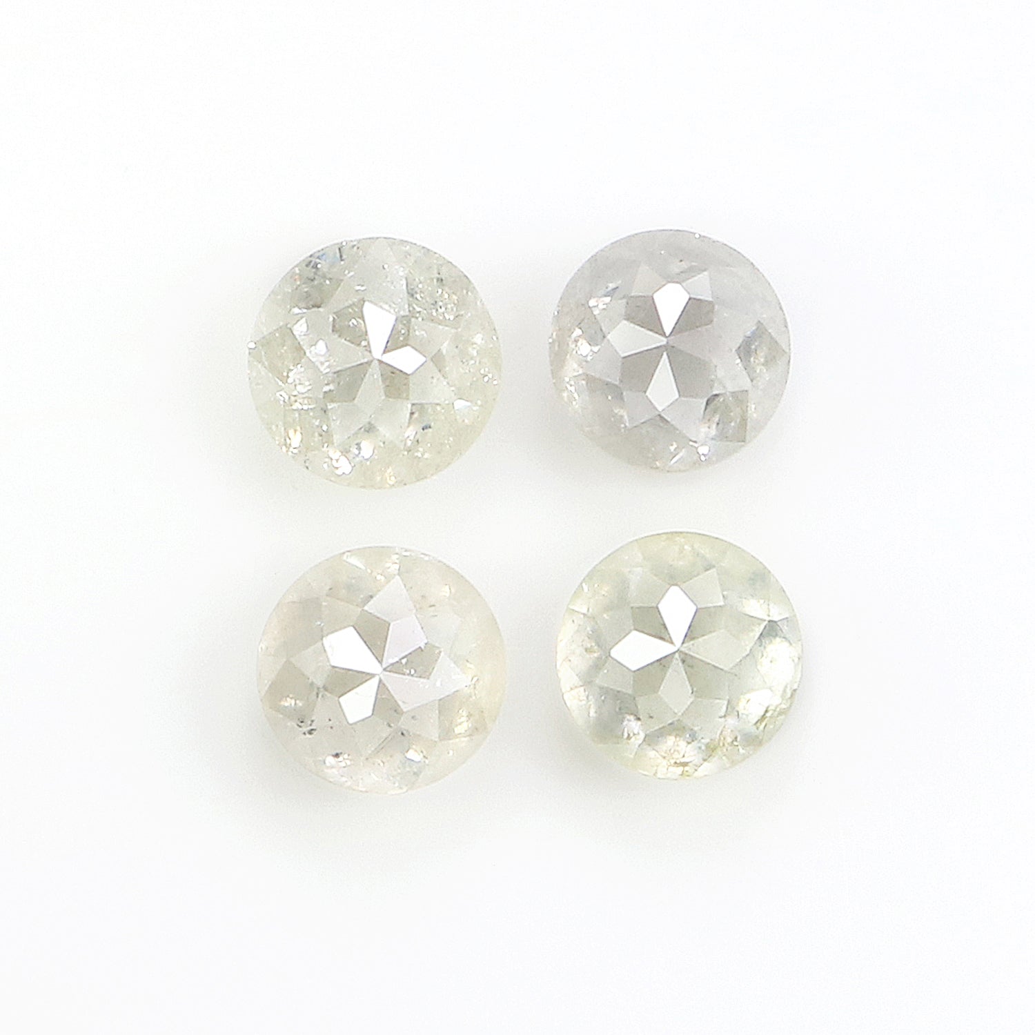 0.94 CT Natural Loose Round Rose Cut Diamond Grey Color Round Shape Diamond 3.30 MM Natural Loose Grey Color Round Rose Cut Diamond QK1036