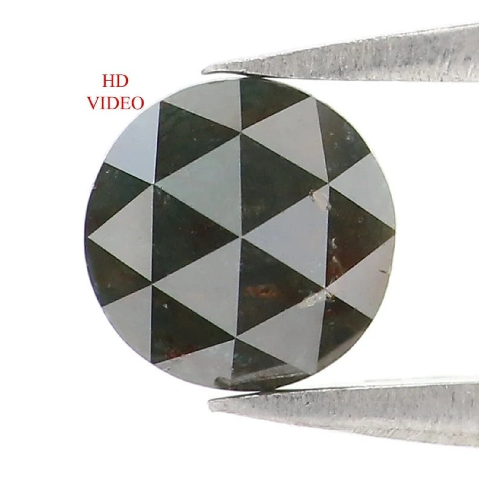 0.95 CT Natural Loose Round Shape Diamond Green Color Round Cut Diamond 5.50 MM Natural Diamond Green Color Round Rose Cut Diamond NQ8053