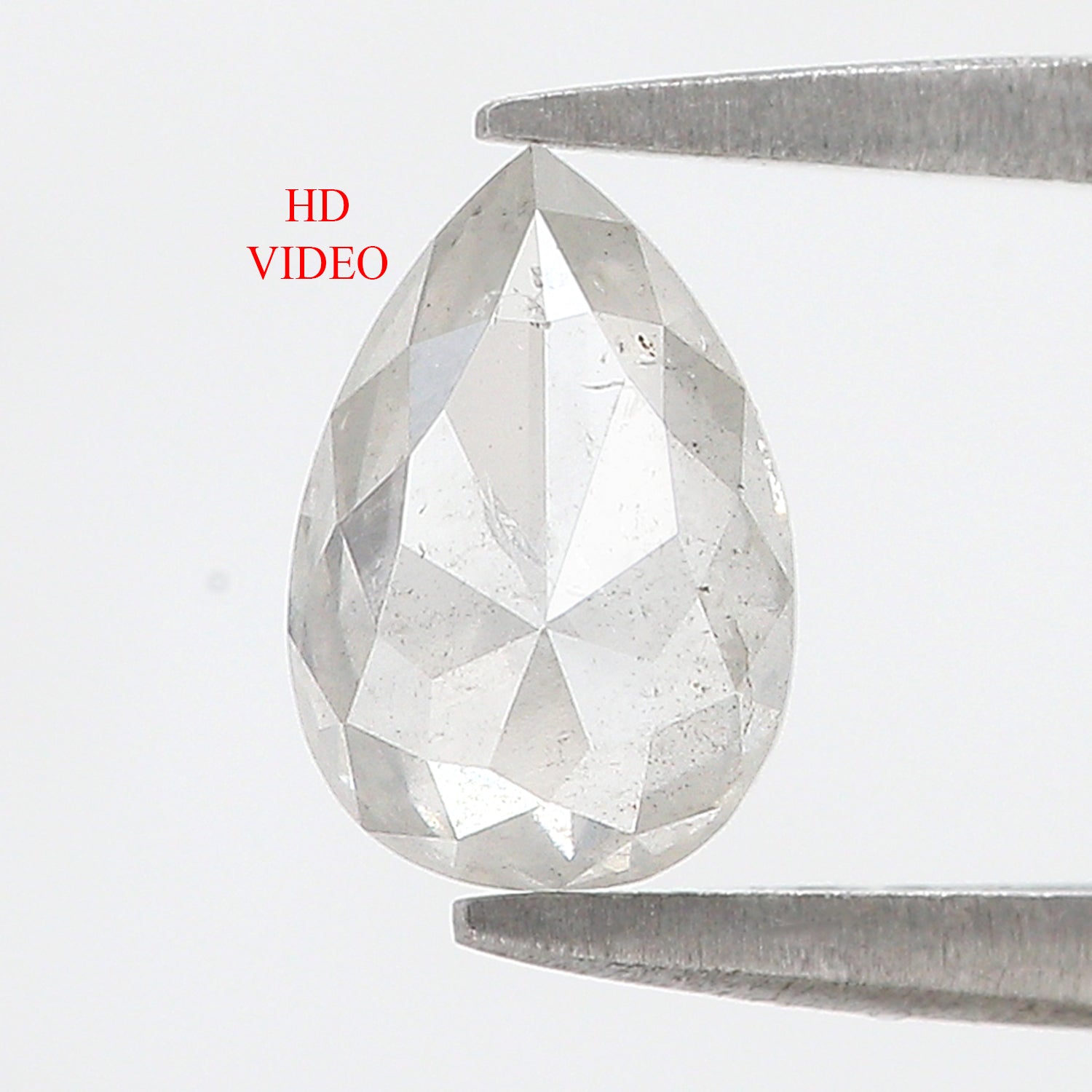 1.14 CT Natural Loose Pear Shape Diamond White -G Color Pear Cut Diamond 8.45 MM Natural Loose White -G Color Pear Rose Cut Diamond L3608