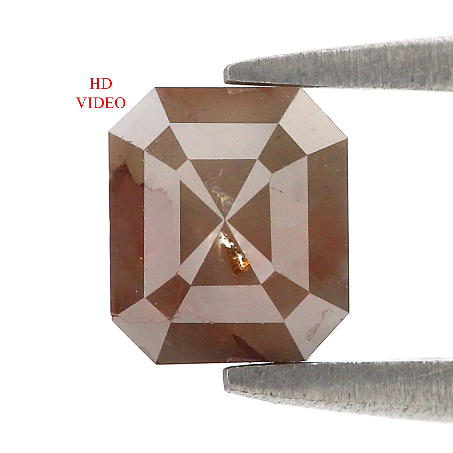 Natural Emerald Brown Diamond 1.10 CT Loose Rose Cut Stone 5.90 MM Rustic Diamond Emerald Diamond For Custom Engagement Ring L3658