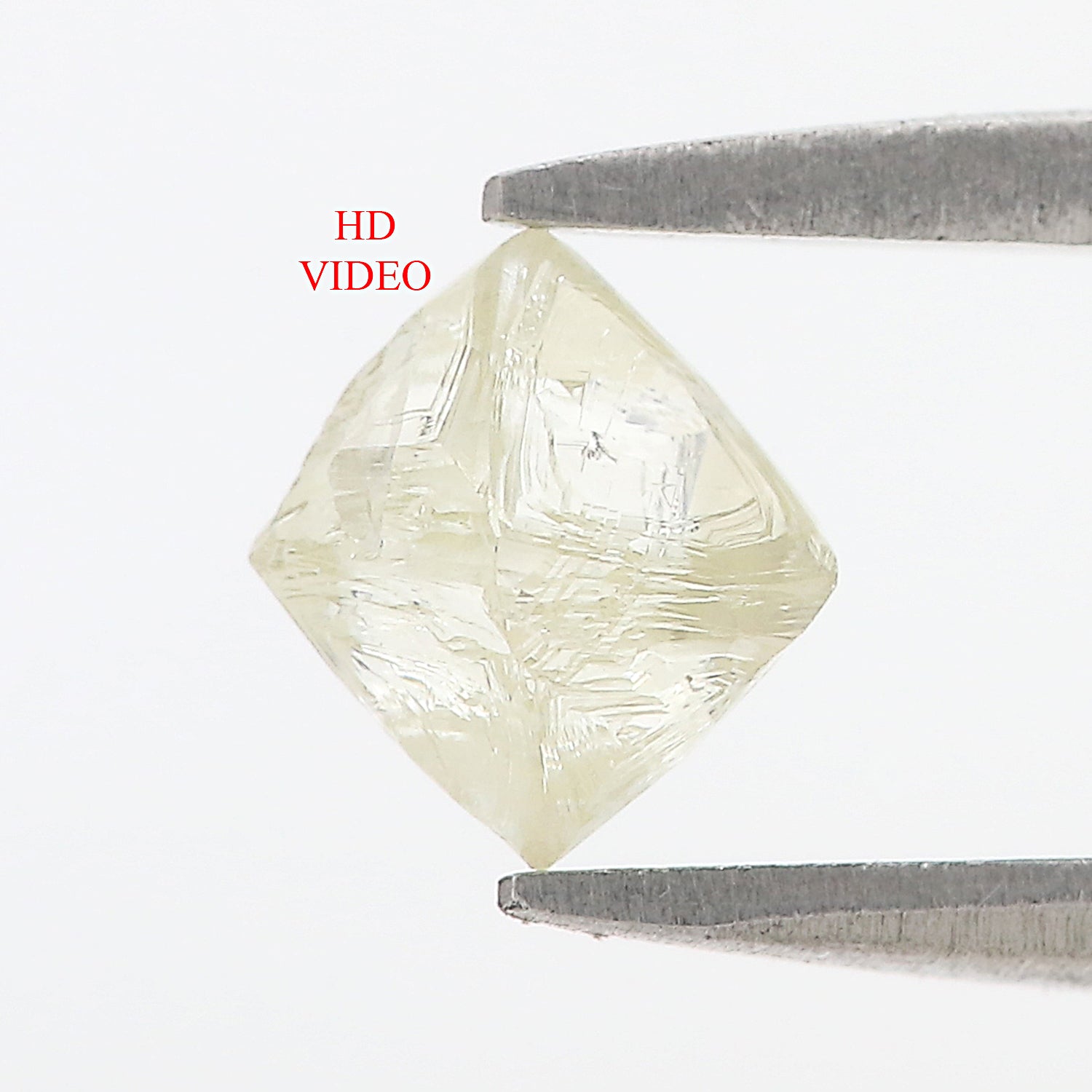 1.31 CT Natural Loose Rough Shape Diamond White-I Color Irregular Cut Diamond 5.15 MM Natural Diamond I Color Rough UnCut Diamond L3489