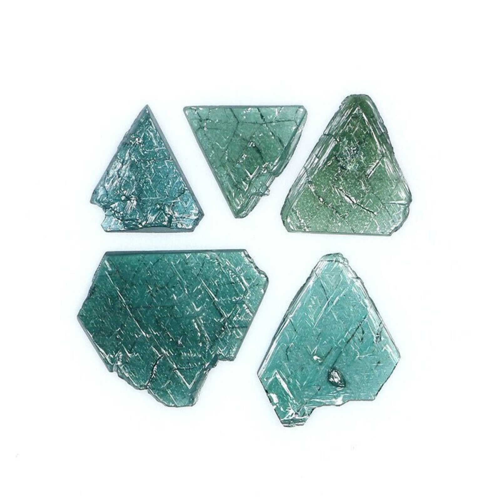 2.11 CT Natural Loose Slice Shape Diamond Blue Color Slice Diamond 7.50 MM Natural Slice Diamond Irregular Cut Slice Shape Diamond NQ367