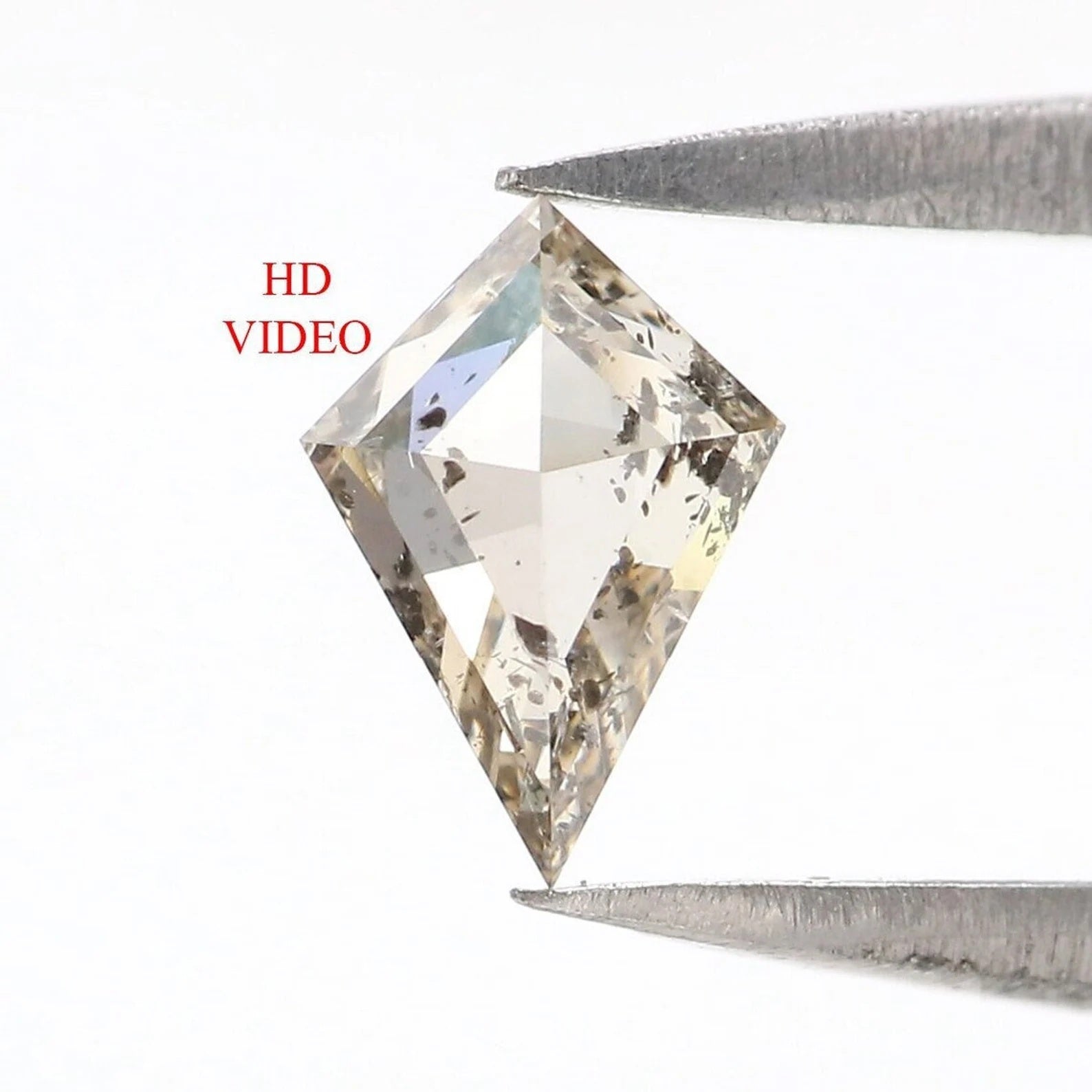 0.39 CT Natural Loose Kite Shape Diamond Brown Color Kite Shape Diamond 6.65 MM Natural Loose Diamond Kite Shape Rose Cut Diamond NQ2166