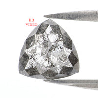 Natural Loose Triangle Diamond, Salt And Pepper Triangle Diamond, Natural Loose Diamond, Triangle Cut Diamond, 1.12 CT Triangle Shape L2923
