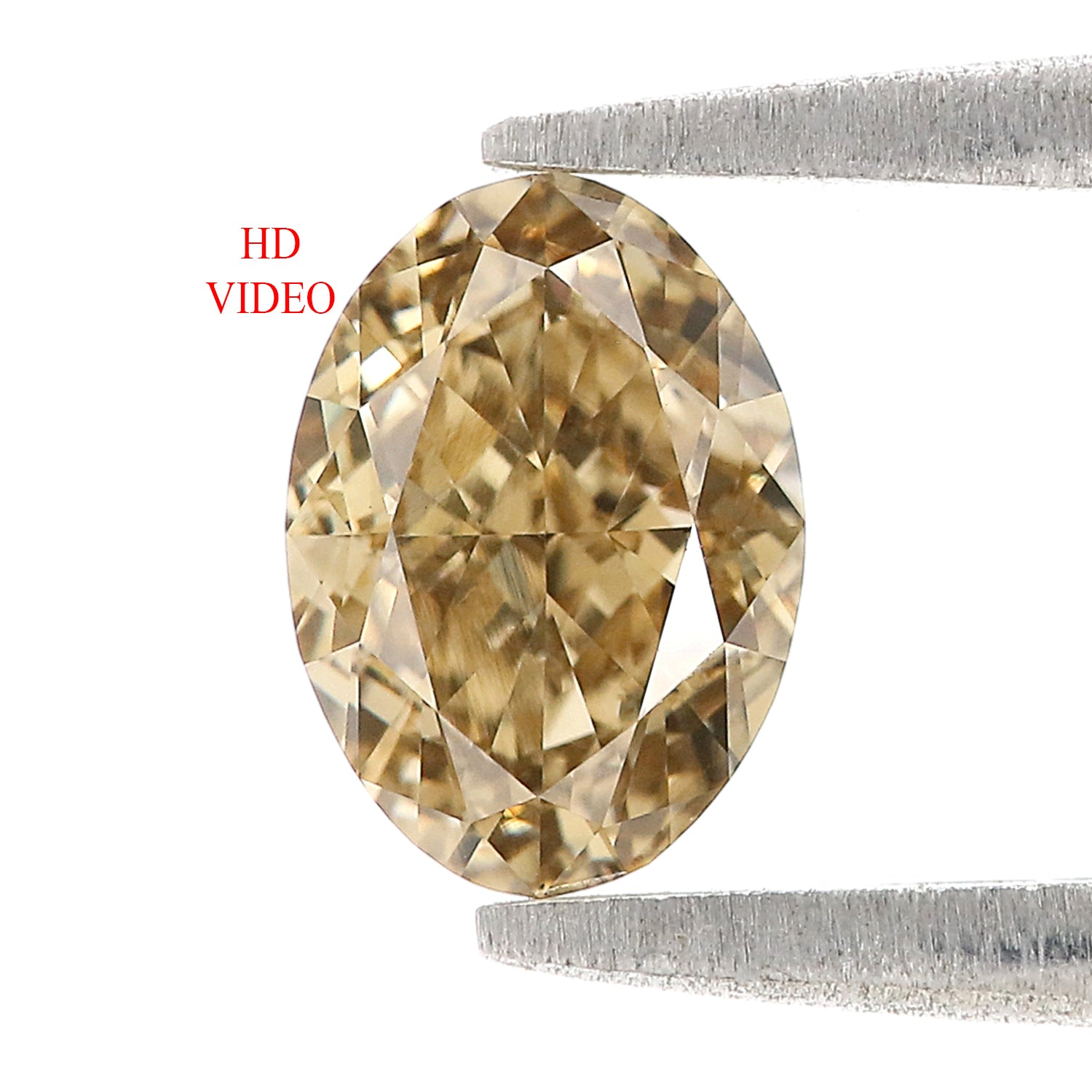 1.12 CT Natural Loose Oval Shape Diamond Green Color Oval Cut Diamond 7.25 MM Natural Loose Diamond Brown Oval Brilliant Cut Diamond L3598