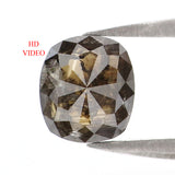 Natural Loose Cushion Diamond, Brown Color Diamond, Natural Loose Diamond, Cushion Rose Cut Diamond, 1.07 CT Cushion Shape Diamond KDL2856