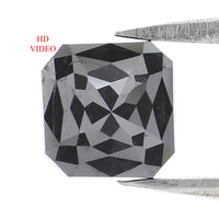 Natural Loose Radiant Diamond, Black Color Diamond, Natural Loose Diamond, Radiant Rose Cut Diamond, 1.38 CT Radiant Shape Diamond KDL2987