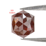 Natural Loose Hexagon Diamond, Brown Color Diamond, Natural Loose Diamond, Hexagon Rose Cut Diamond, 0.96 CT Hexagon Shape Diamond KDL2850