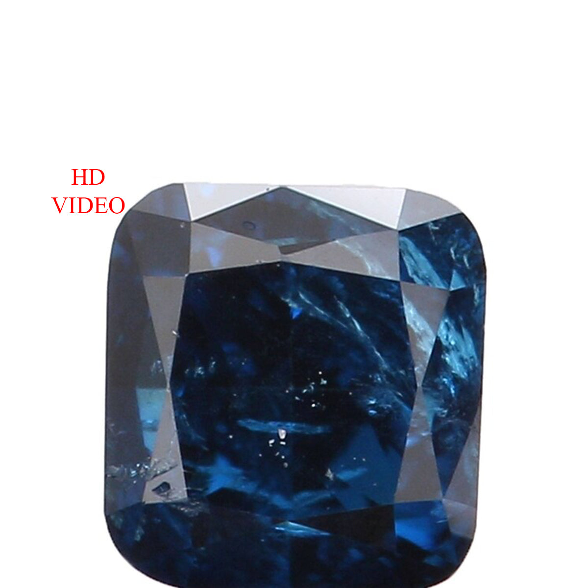 Natural Loose Diamond Cushion Blue Color I1 Clarity 3.20 MM 0.22 Ct KR978