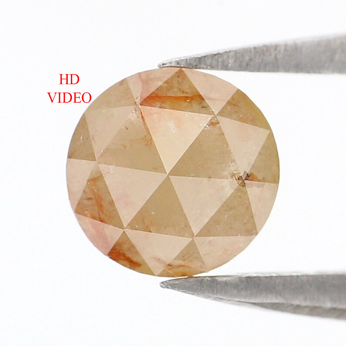 0.89 CT Natural Loose Round Rose Cut Diamond Yellow Color Round Shape Diamond 5.75 MM Natural Loose Gray Color Round Rose Cut Diamond LQ8867