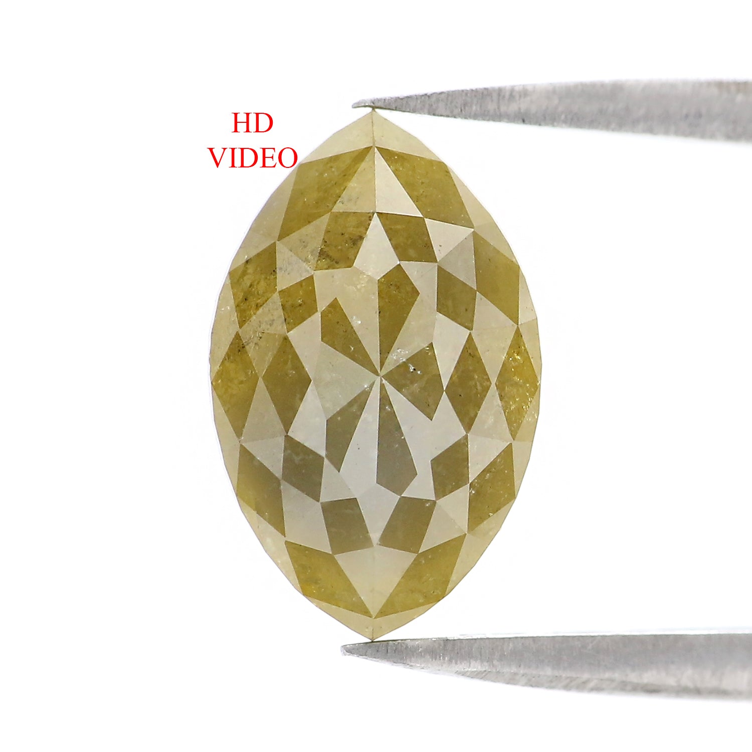 3.06 CT Natural Loose Marquise Diamond Yellow Color Marquise Diamond 11.60 MM Natural Yellow Color Diamond Marquise Rose Cut Diamond QL6773