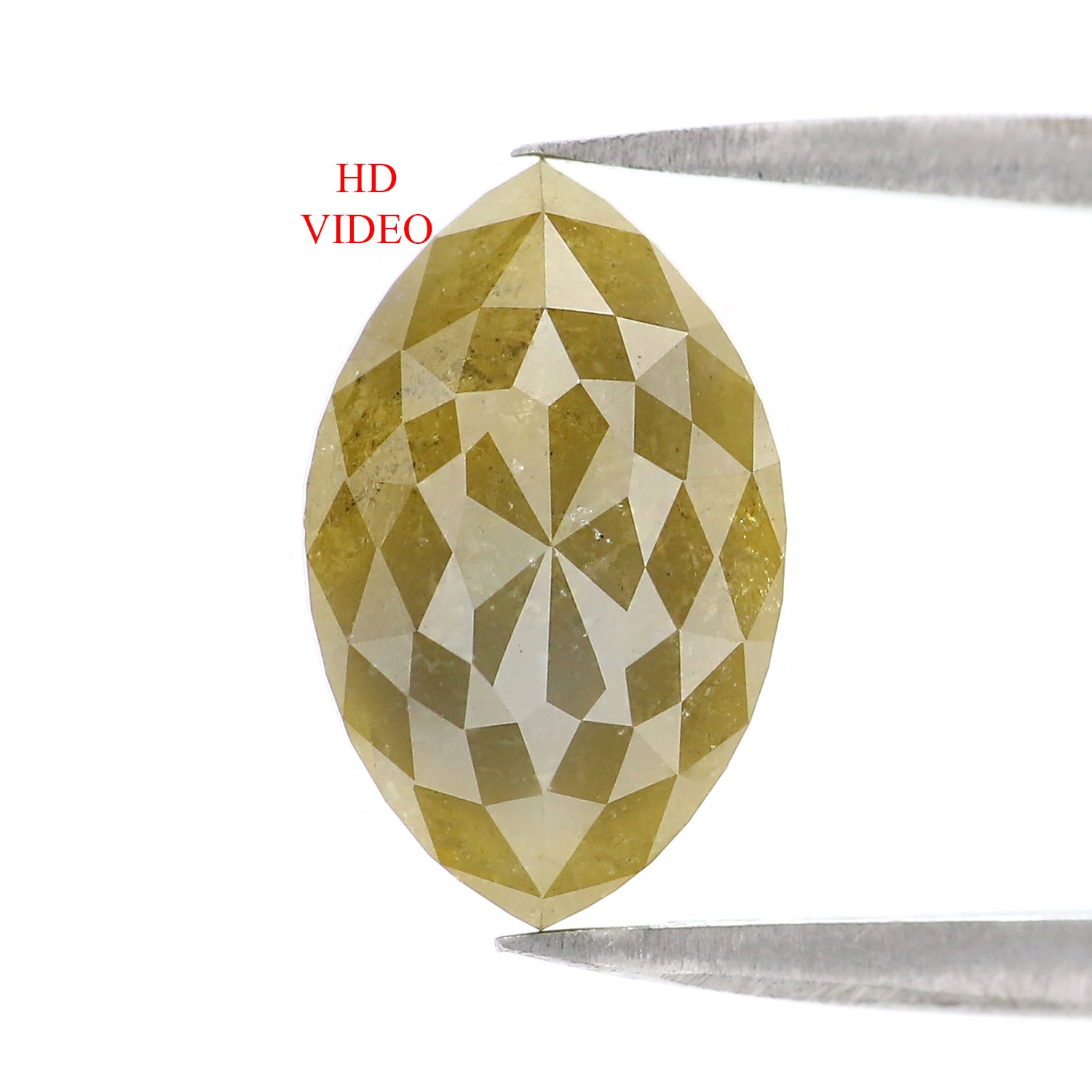 Natural Loose Marquise Diamond, Yellow Color Diamond, Natural Loose Diamond Marquise Rose Cut Diamond 3.06 CT Marquise Shape Diamond KDL6773