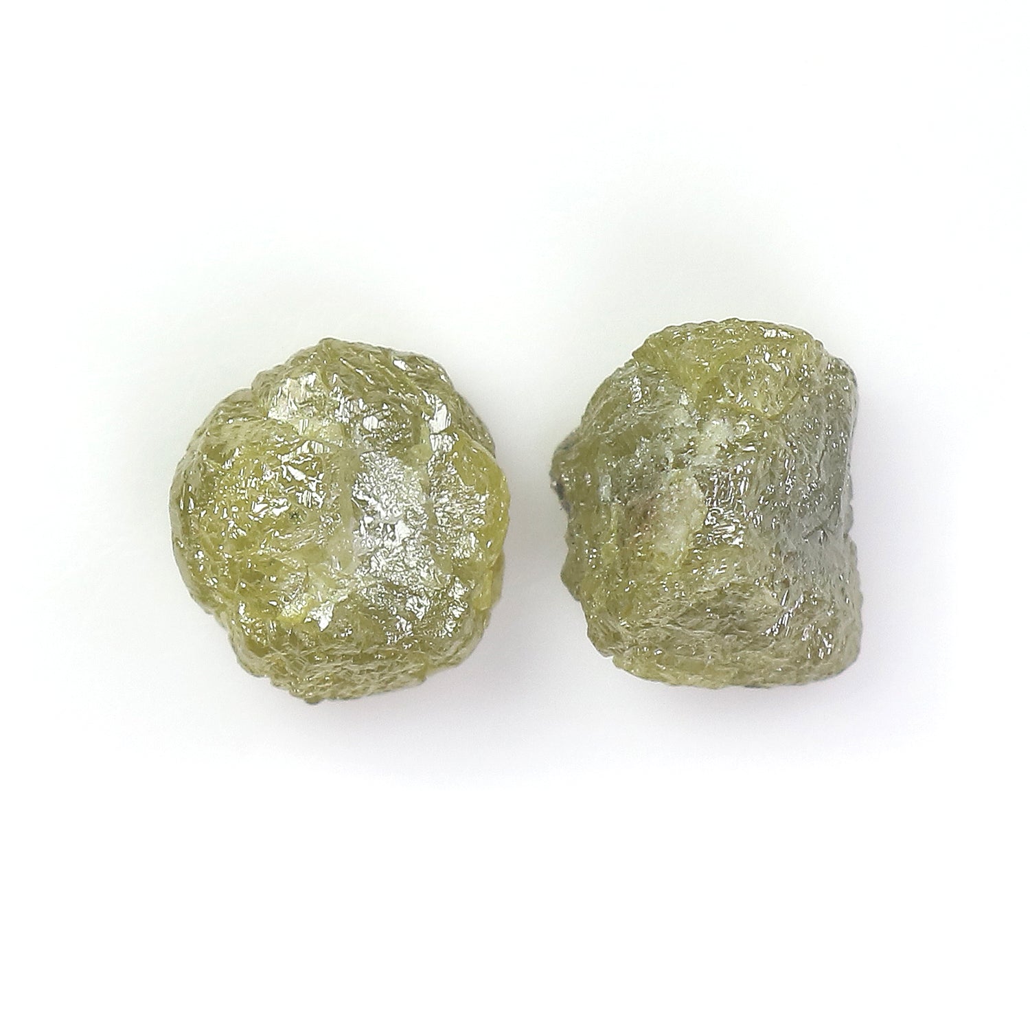 4.04 CT Natural Loose Rough Shape Diamond Green Color Rough Uncut Diamond 7.20 MM Natural Grey Diamond Rough Irregular Cut Diamond LQ3368