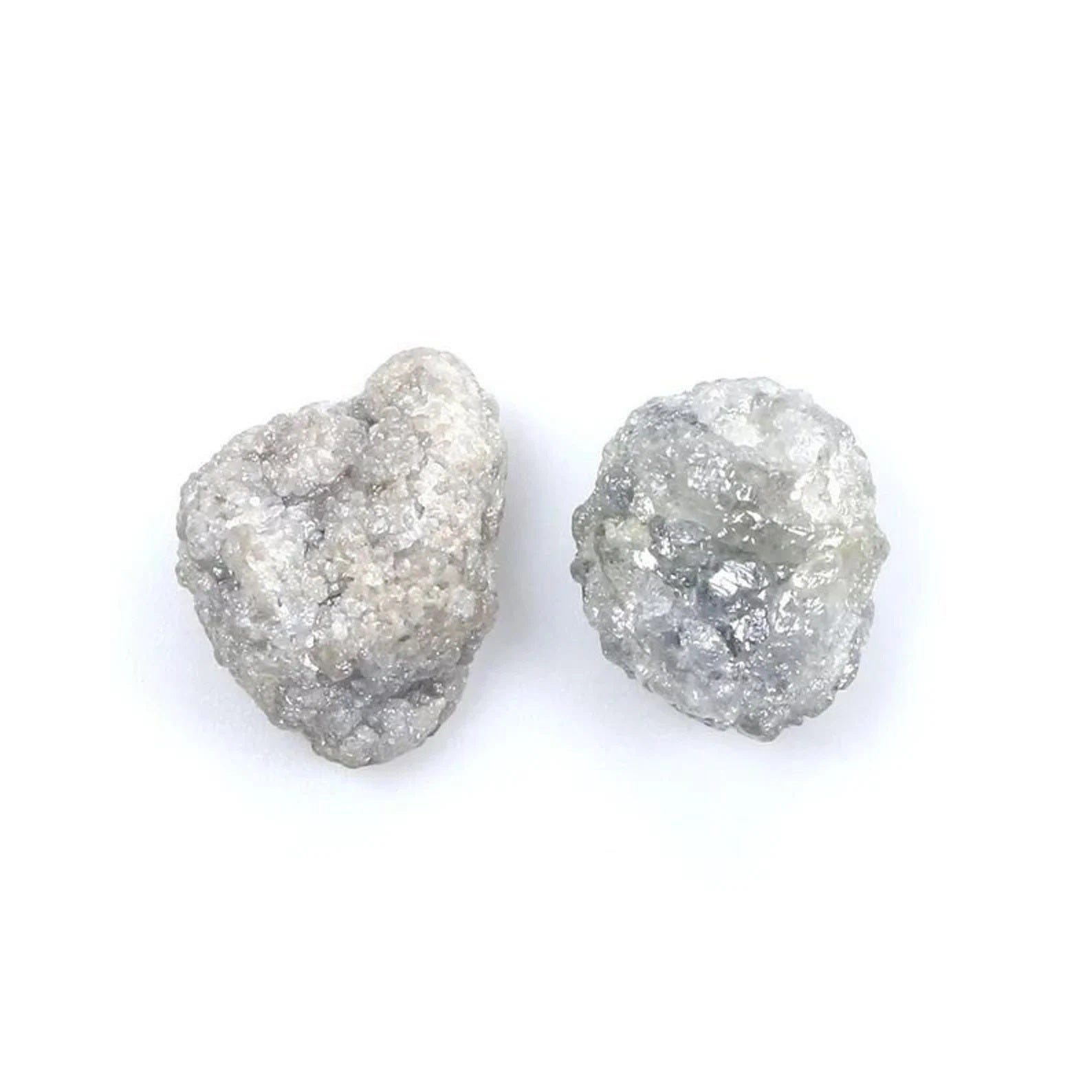 4.79 CT Natural Loose Rough Shape Diamond Salt And Pepper Rough Diamond 7.90 MM Natural Diamond Grey Color Irregular Shape Diamond NQ1332