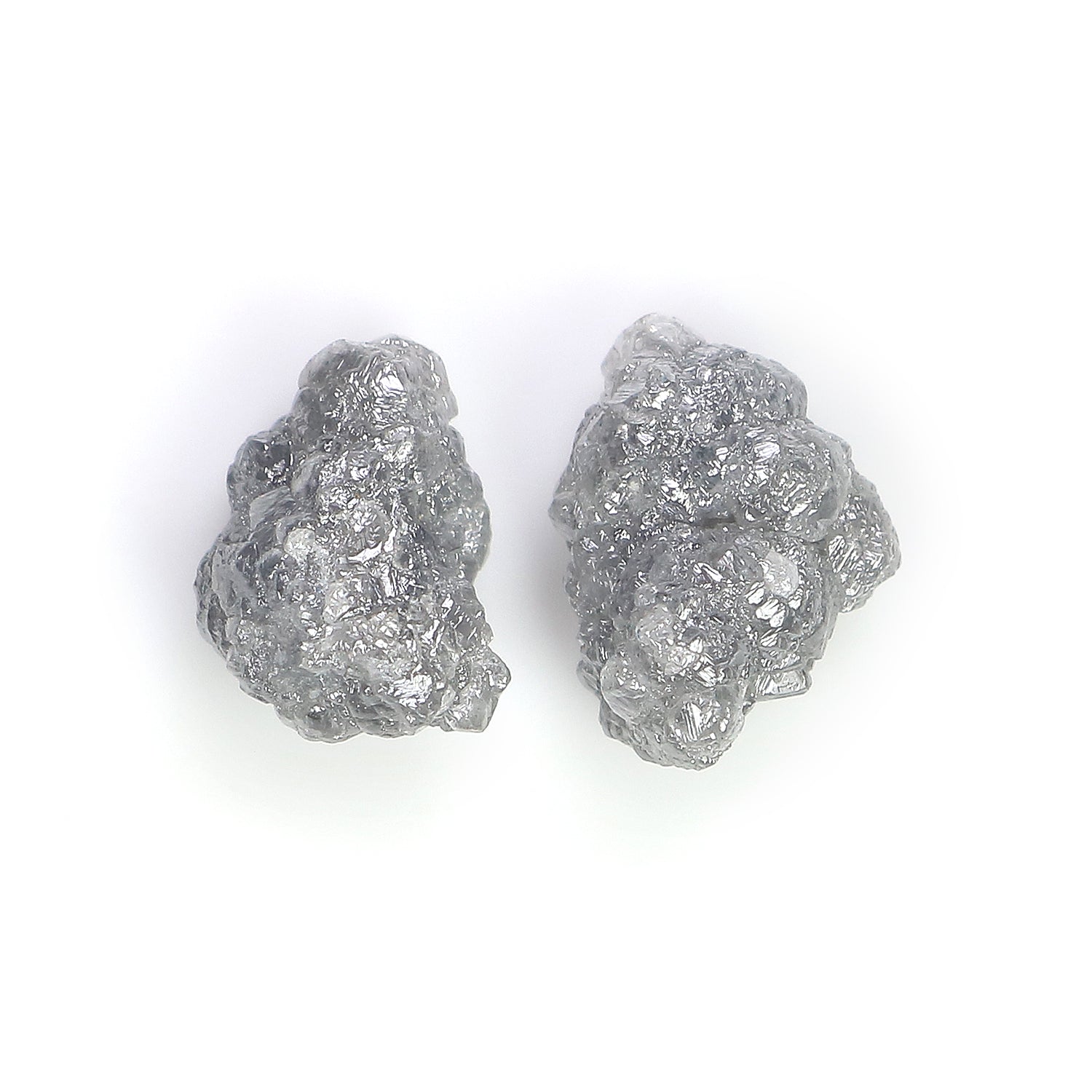 4.64 CT Natural Loose Rough Shape Diamond Grey Color Rough Uncut Diamond 9.95 MM Natural Grey Diamond Rough Irregular Cut Diamond L3386