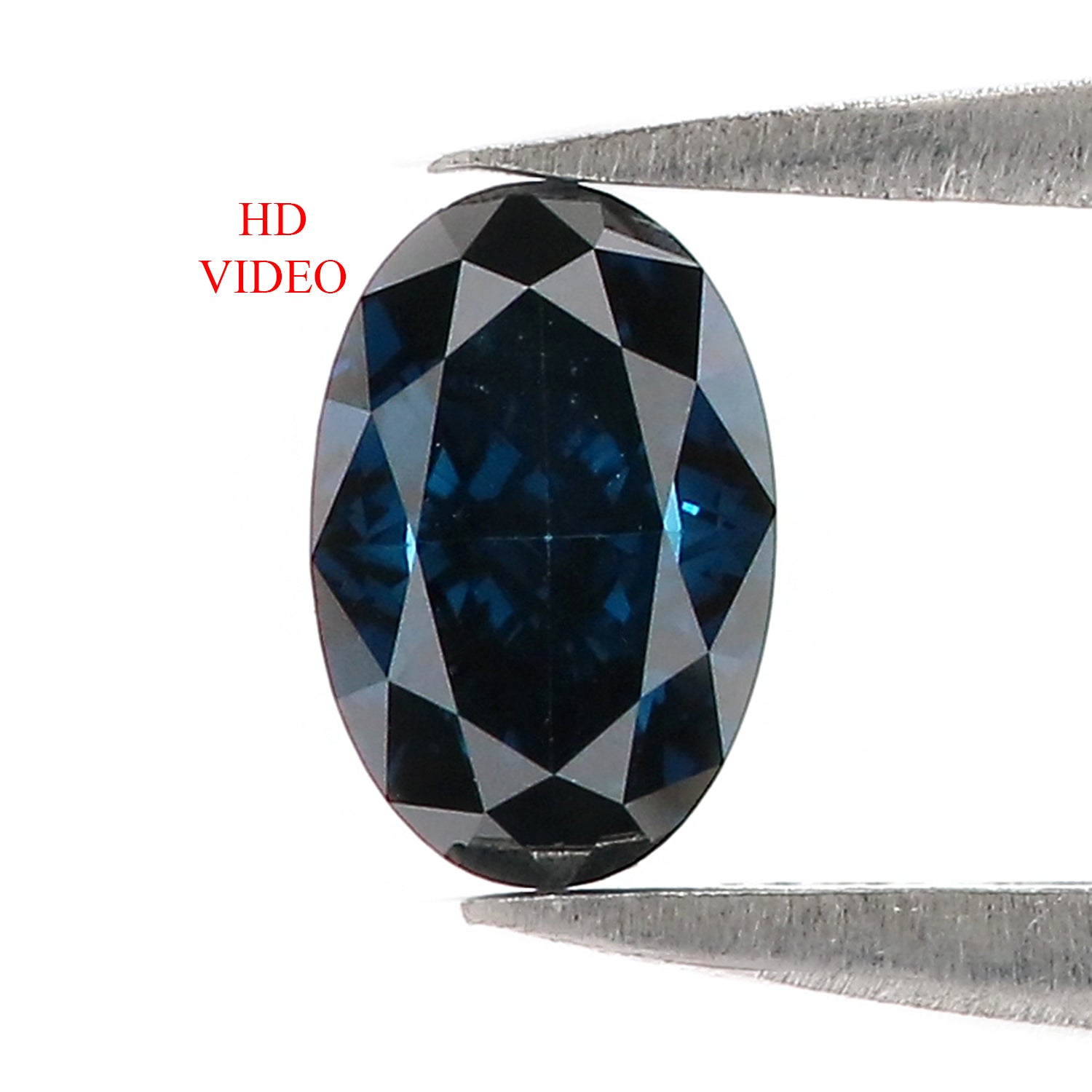 0.55 CT Natural Loose Oval Shape Diamond Blue Color Oval Shape Diamond 6.00 MM Natural Blue Color Diamond Oval Brilliant Cut Diamond QL8522