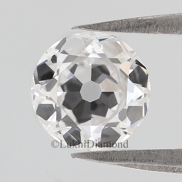 1 CT Round Old European Cut Lab Grown Diamond Lab Created Loose Diamond Round CVD Diamond Lab Made Round Cut for Engagement Ring Q141