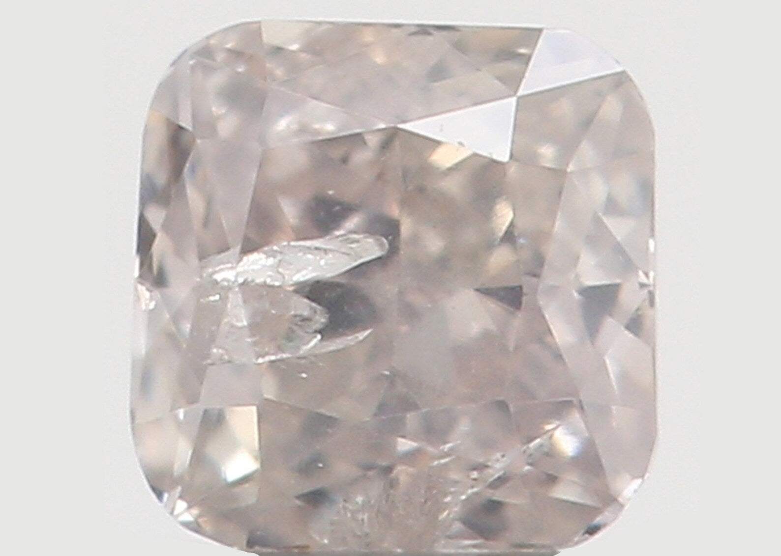 0.13 Ct Natural Loose Cushion Diamond Brown Pink Color Cushion Diamond 2.80 MM Natural Loose Diamond Cushion Brilliant Cut Diamond N7699