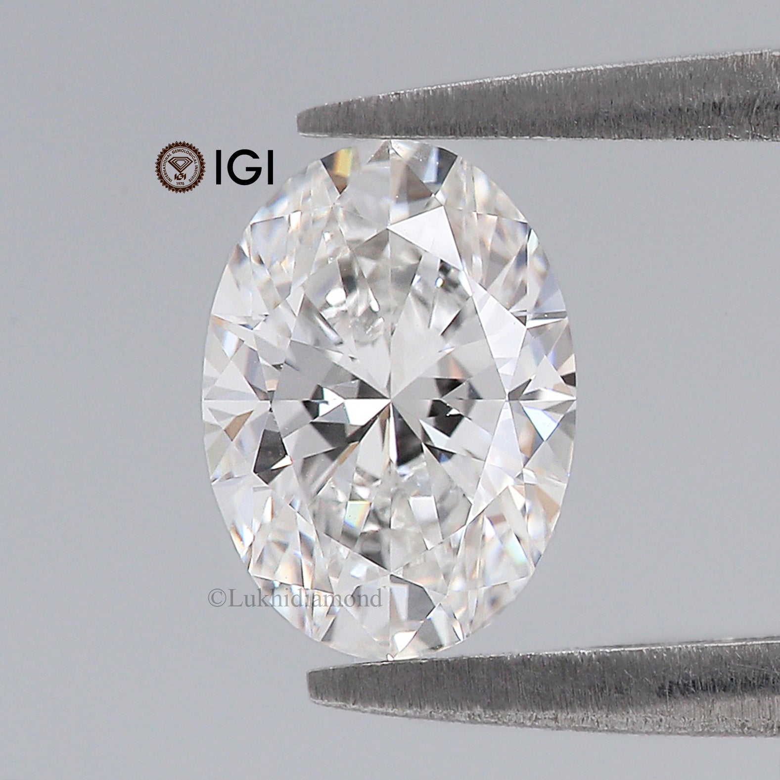 1.16 CT IGI Certified Oval Brilliant Cut Diamond White - E Color VVS2 Clarity Lab Grown Diamond Lab Created Oval Diamond CVD Diamond L3451