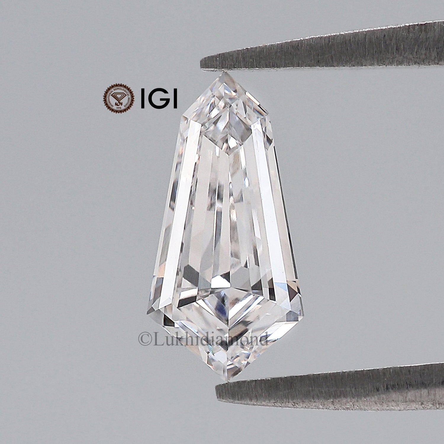 1.17 CT IGI Certified Shield Brilliant Cut Diamond White -F Color VVS2 Clarity Diamond Lab Grown Diamond Lab Created Diamond Shield Diamond L3323