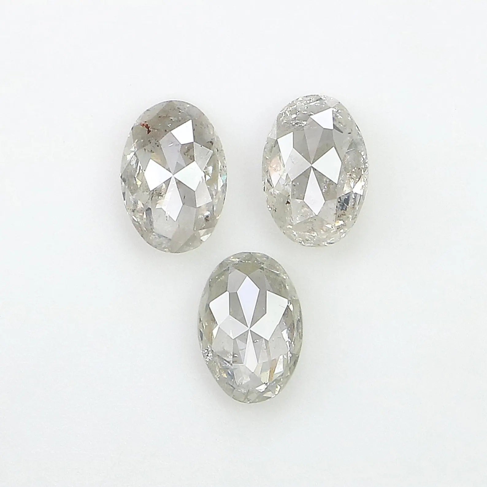 0.75 CT Natural Loose Oval Shape Diamond Grey Color Oval Cut Diamond 5.00 MM Natural Loose Grey Oval Diamond Oval Cut Diamond N2597