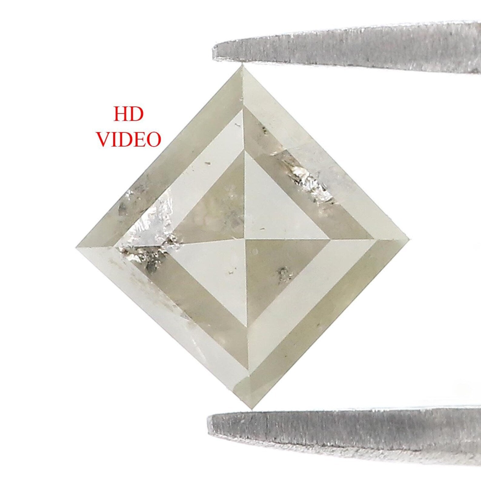 1.35 CT Natural Loose Diamond Kite Shape Diamond Grey Color Kite Shape Diamond 9.00 MM Natural Loose Diamond Kite Rose Cut Diamond QN764