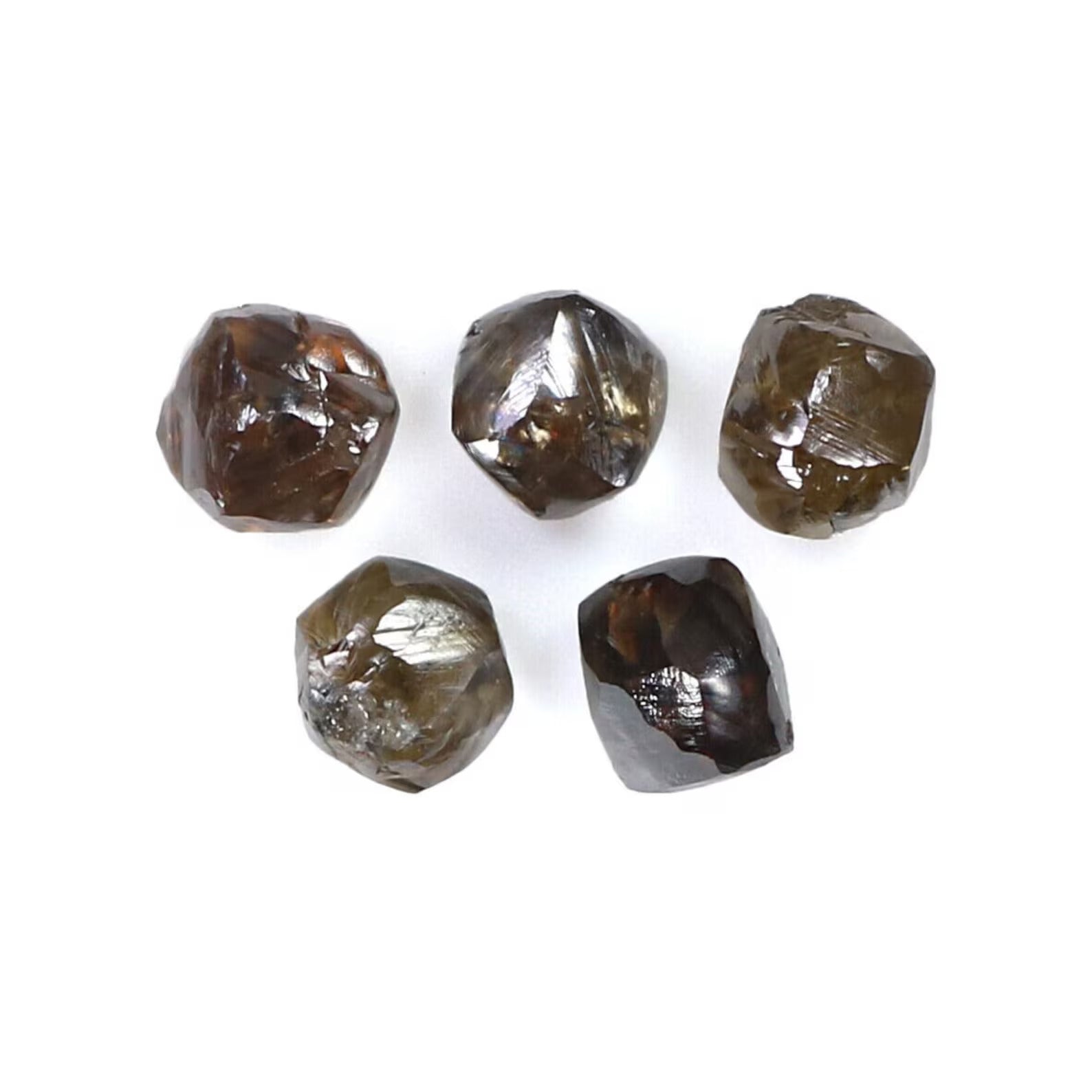 2.27 Ct Natural Loose Rough Diamond Dark Brown Color Rough Diamond 3.80 MM Natural Loose Diamond Brown Color Rough Shape Diamond NQ9035