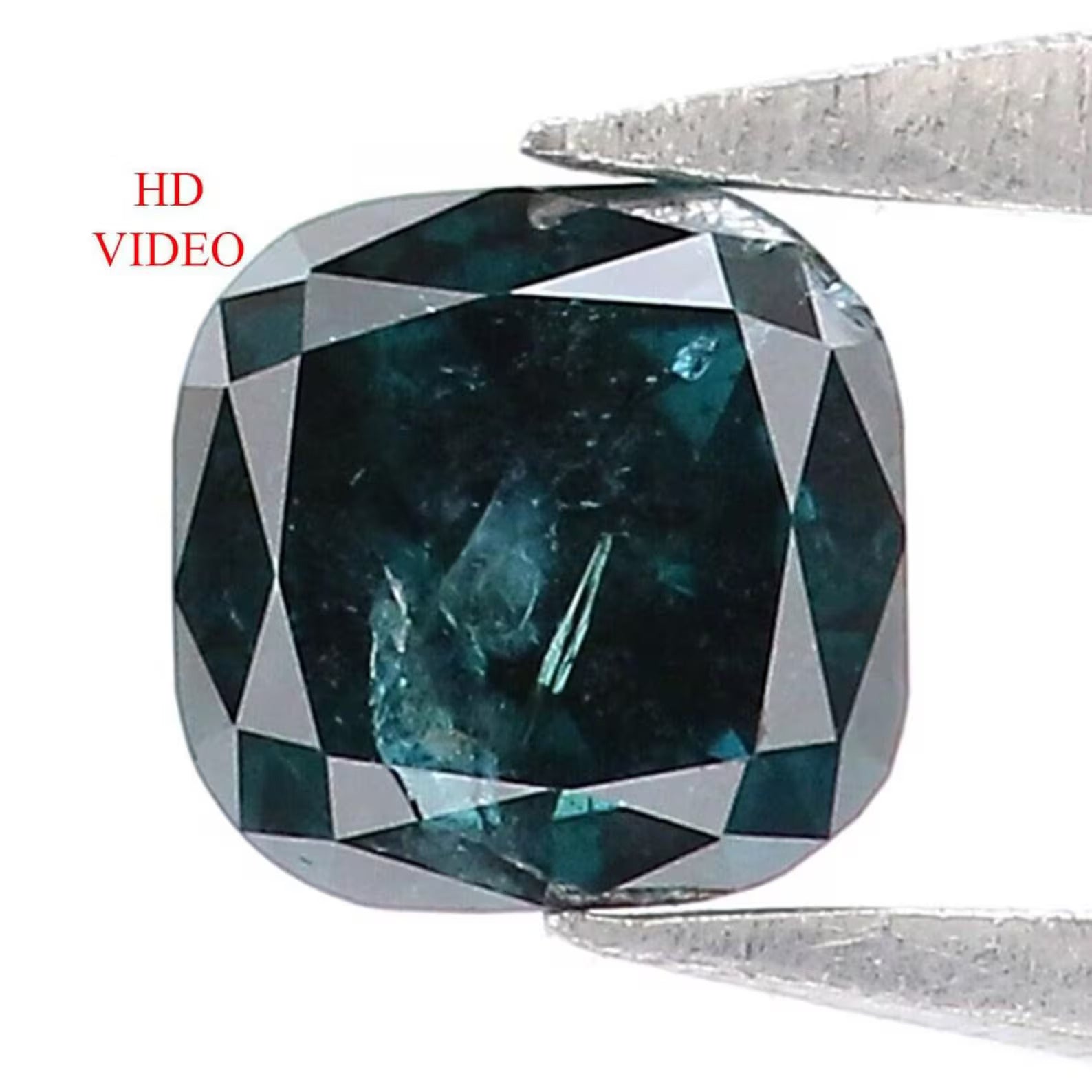 0.30 CT Natural Loose Cushion Shape Diamond Blue Color Cushion Cut Diamond 3.55 MM Natural Blue Color Cushion Brilliant Cut Diamond NQ8693